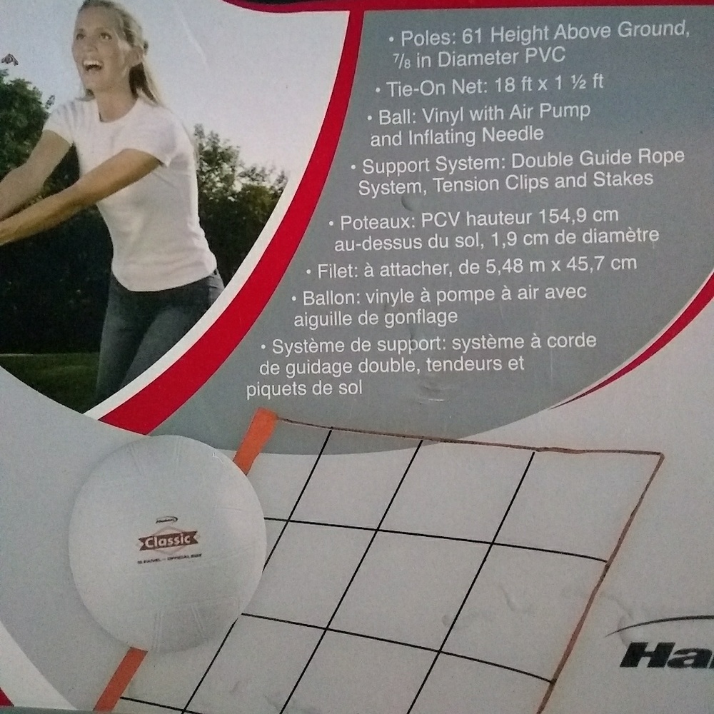 volleyball set (brand new) in box